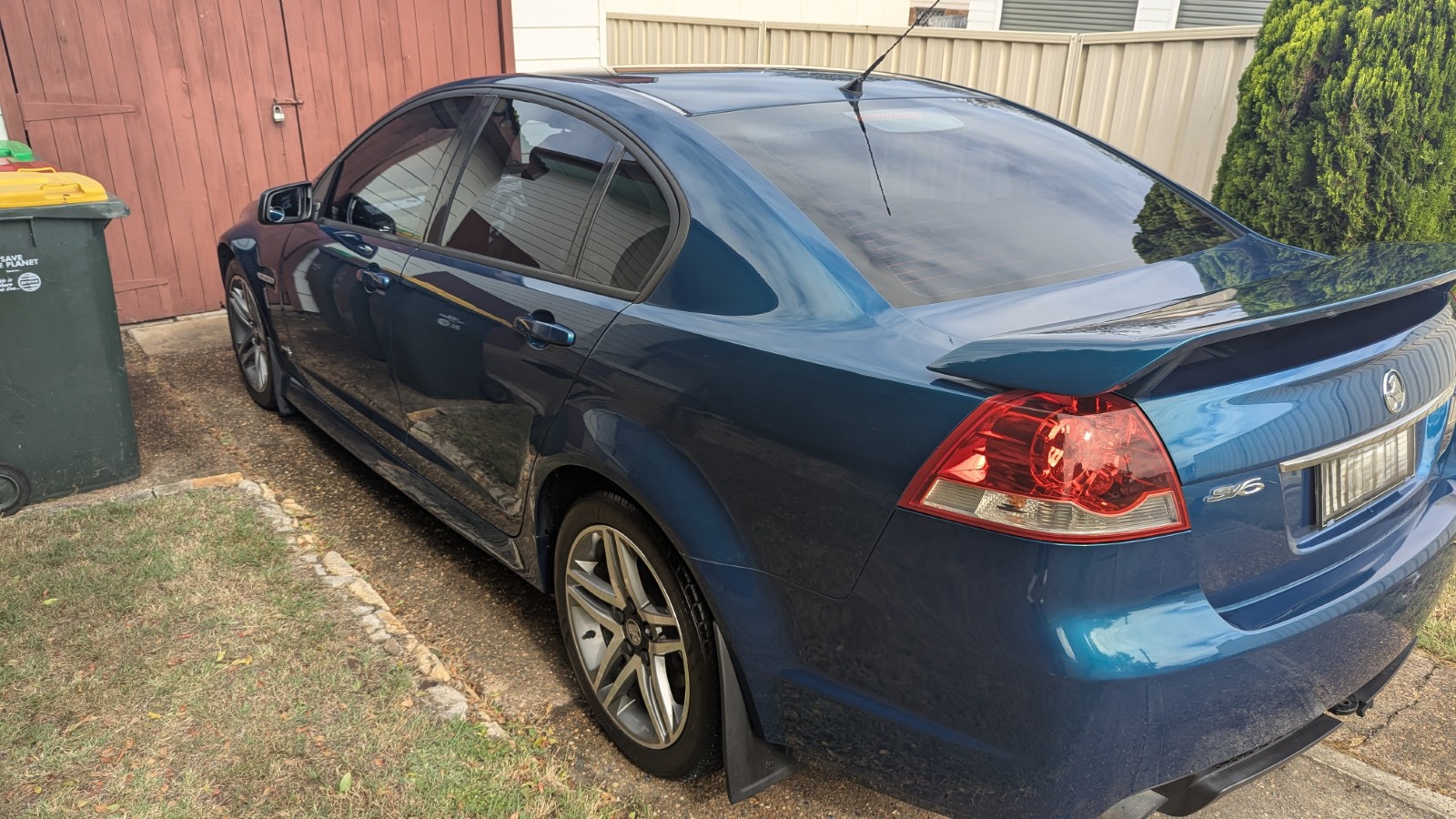 Holden SV6 rear left after detail